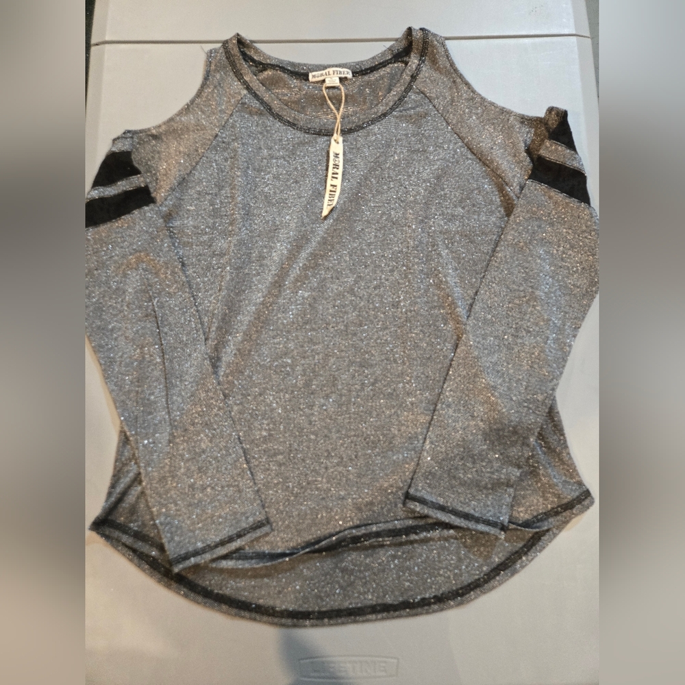 Moral Fiber Metallic Black Top 3c11